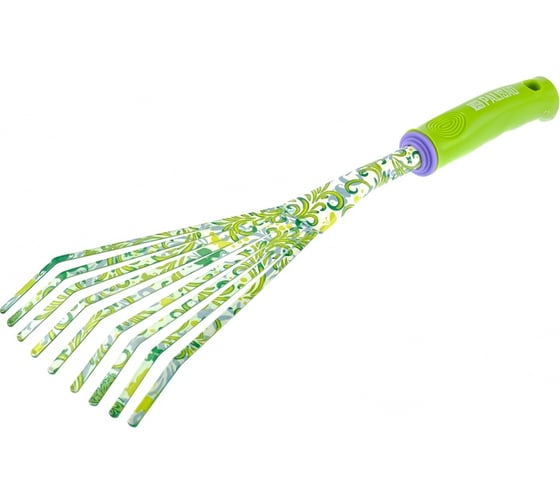 Веерные грабли PALISAD 9 зубьев FLOWER GREEN 620425