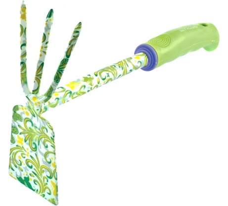 Стальная комбинированная мотыжка PALISAD FLOWER GREEN 620415