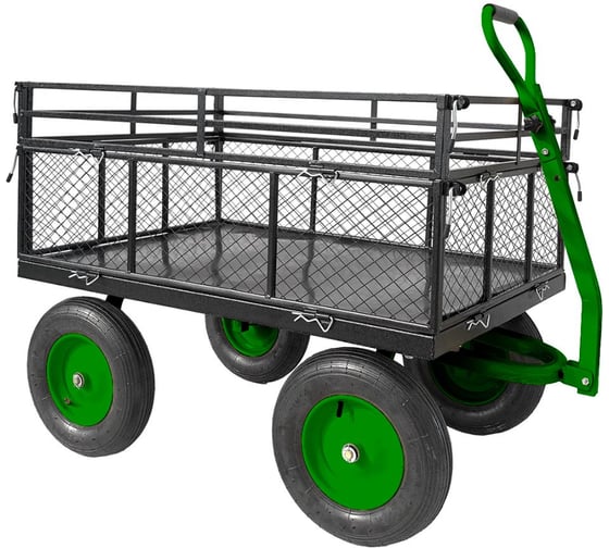 Садовая тележка черная/зеленая HELEX G204