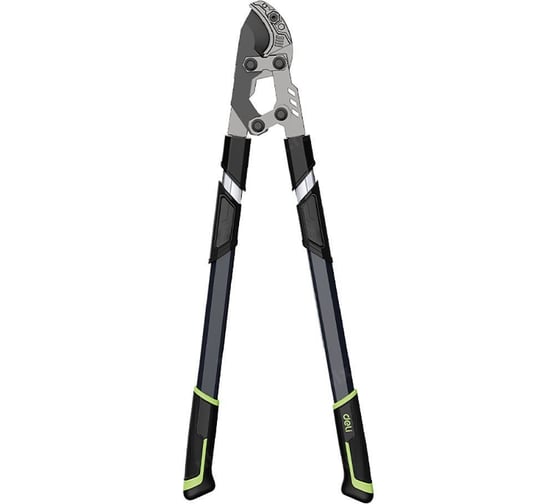 Сучкорез садовый DELI Про Сад телескопический рычажный 730-950 мм DL-YL1104 (сталь SK5, макс рез 45мм, тефлон) 229015