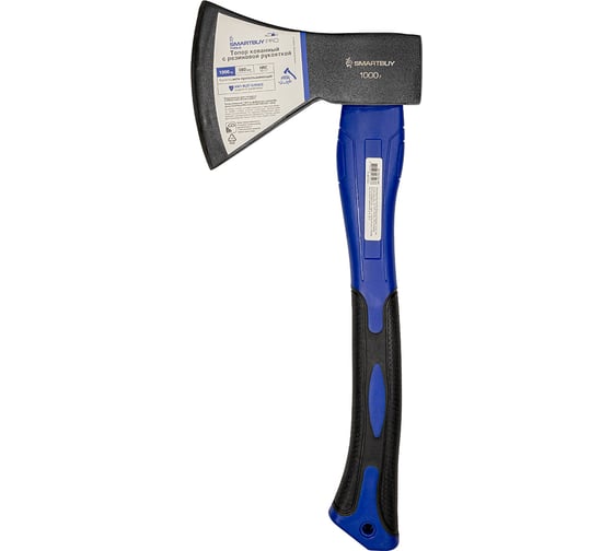 Топор кованный Smartbuy 1000 гр, фибергласс, антивибр. ручка PRO TOOLS () SBT-PRO-AX-1000