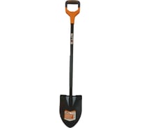 Лопата штыковая RITTER Garden MetalSolid PRO1 (зубчатая, стальной черенок, сварное соединение, ручка 2К) 11012041