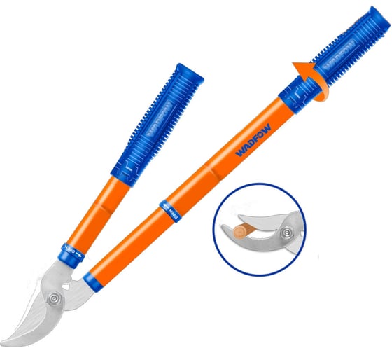 Кусторез с телескопическими ручками WADFOW 580-900 мм 12 WPR1E79
