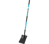 Лопата совковая PALISAD LUXE 235х290х1490 мм, углубленная, фибергласовый черенок, ПВХ накладка, 61314