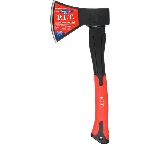 Топор с фибергласовой рукояткой P.I.T. ADVANCE  (800/1180г, кованый, 410мм) HAXF01-0800