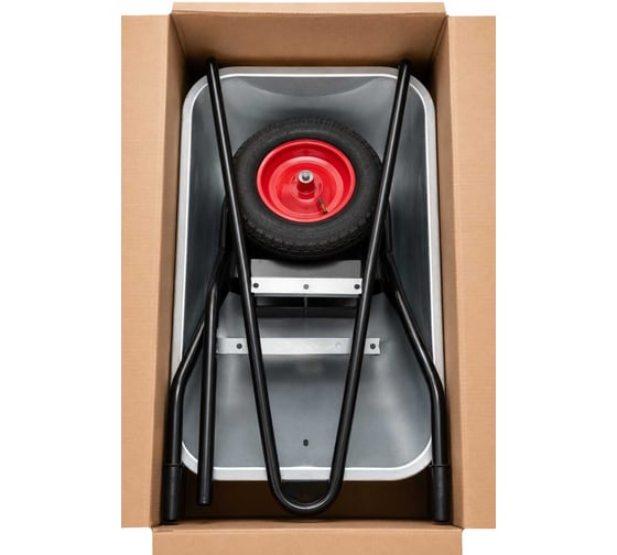 Тачка строительная в коробе одноколесная 110 л, 220 кг, Gigant GX-06