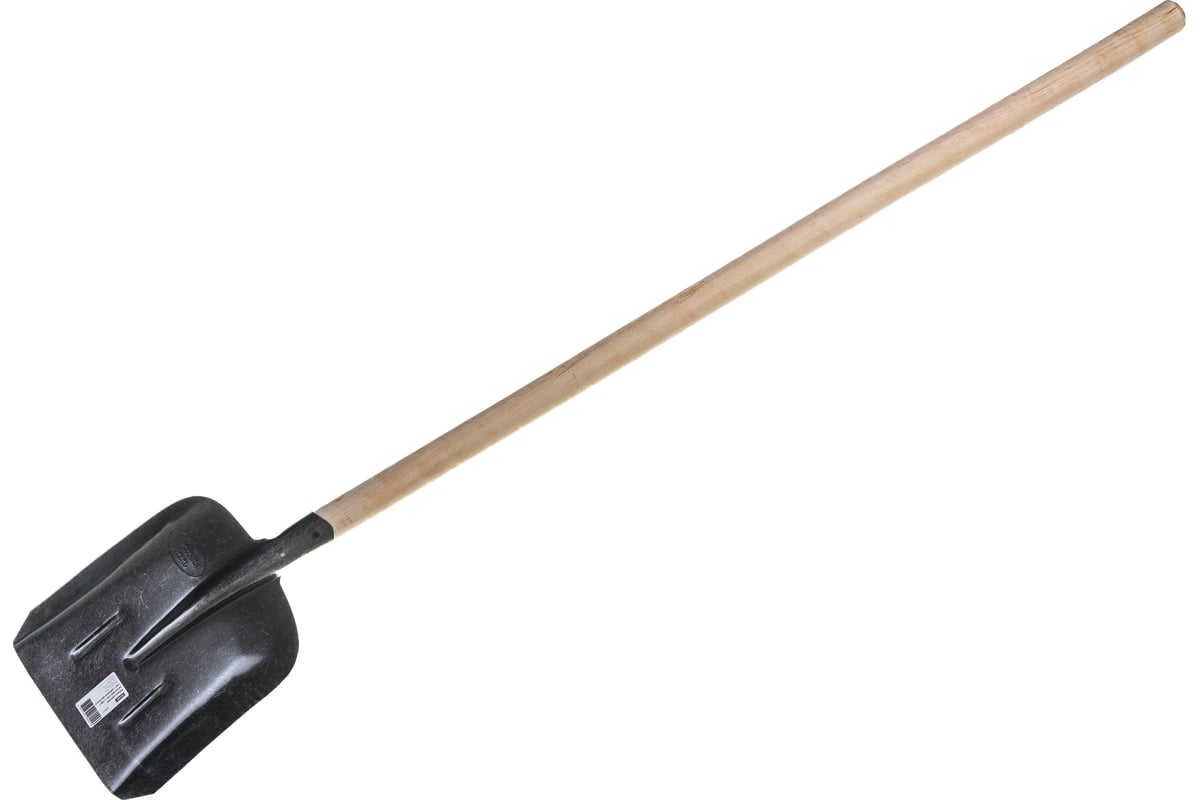 Совковая рельсовая лопата с черенком  с ребрами жесткости GSS-01 .
