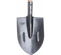 Штыковая лопата из рельсовой стали с черенком Gigant с ребрами жесткости, с ручкой GBS-01