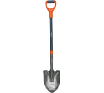 Лопата штыковая Tulips Tools PRO, усиленная, фибергласс, 120 см IC04-125