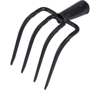 Четырехрогие узкие подборочные вилы без черенка Greengo кованые, 40 мм 1156358