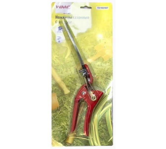 Газонные ножницы с фиксацией WMC TOOLS в блистере 50024 TG1402007 WMC-TG1402007(50024)