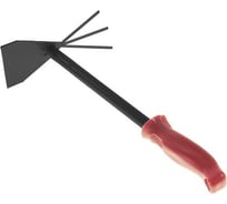 Комбинированный рыхлитель РемоКолор 3 зубый, с пластиковой рукояткой 66-0-213