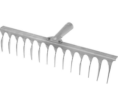 Сварные грабли РемоКолор с витым зубом, 14-зубые, нержавейка, без черенка 66-1-004
