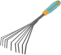 Веерные грабли Yard пластинчатые 9 зубов, двухкомпонентная рукоятка, 405x120мм 66-1-607