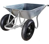 Строительная тачка Yard двухколесная, грузоподъемность 280 кг, объем 110 л 66-9-280