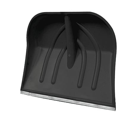 Снегоуборочная пластиковая лопата РемоКолор с планкой, без черенка, 500x382мм 69-0-445