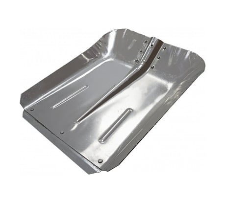 Снеговая лопата РемоКолор алюминиевая, с накладкой, без черенка, 355x380мм, 69-0-405