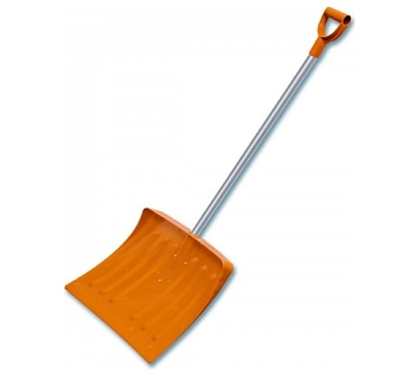 Снегоуборочная поликарбонатная лопата с алюминиевым черенком РемоКолор AMSTERDAM 420x460 мм 69-0-418