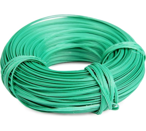 Подвязочная проволока Greengo 50 м, 2 мм, зеленая 3098161 1