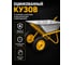 Тачка садово-строительная двухколесная ALUKOMTOOLS 320 кг, объем 110 л АТ-ТСУ224 2
