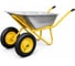Тачка садово-строительная двухколесная ALUKOMTOOLS 240 кг, объем 90 л АТ-ТСУ220 1
