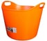 Гибкое ведро DЕCOR 60 л, сверхпрочное, оранжевое (5шт/уп) УУ0015078 1