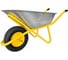 Тачка садово-строительная одноколесная ALUKOMTOOLS 220 кг, объем 110 л АТ-ТС122 2