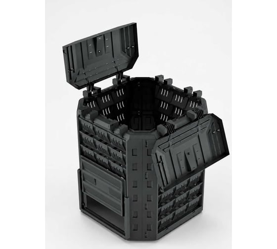 Компостер садовый Prosperplast Compobox 350л, черный IKCB350-S411