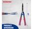 Ножницы для живой изгороди Workpro PRO с волнообразным лезвием 580мм , WP332015 4