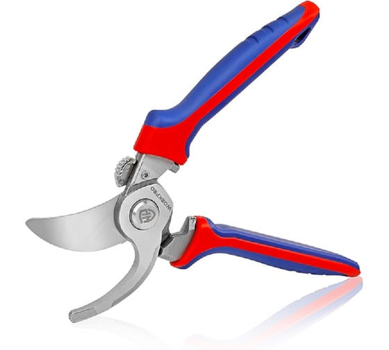 Секатор плоскостной кованый WORKPRO PRO (лезвие 50Cr-V, PP, TPR, до 19мм) WP332013