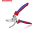 Секатор плоскостной кованый WORKPRO PRO (лезвие 50Cr-V, PP, TPR, до 19мм) WP332013 2