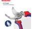 Секатор плоскостной кованый WORKPRO PRO (лезвие 50Cr-V, PP, TPR, до 19мм) WP332013 3
