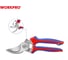 Секатор плоскостной кованый WORKPRO PRO (лезвие 50Cr-V, PP, TPR, до 19мм) WP332013 4