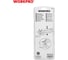 Секатор плоскостной кованый WORKPRO PRO (лезвие 50Cr-V, PP, TPR, до 19мм) WP332013 8