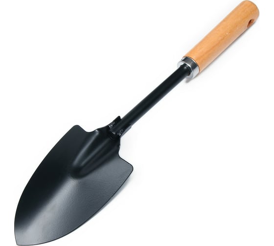 Садовая лопатка Greengo 38 см, ширина 8.5 см, рукоять дерево 3801007