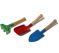 Набор садового инструмента для детей Greengo Микс 3 предмета, 20 см, рукоять дерево 150751