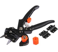 Прививочный секатор с 2-я насадками Greengo металл 1003811