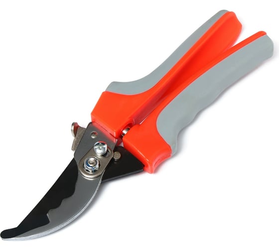 Секатор Greengo 9", 23 см, рукоять серо-оранжевый пластик 3028465 1