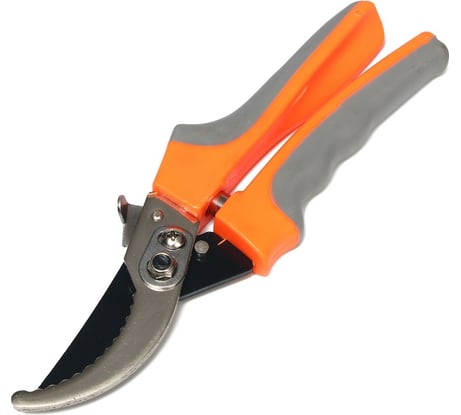 Секатор Greengo 9", 23 см, рукоять оражнжево-серый пластик 3028464