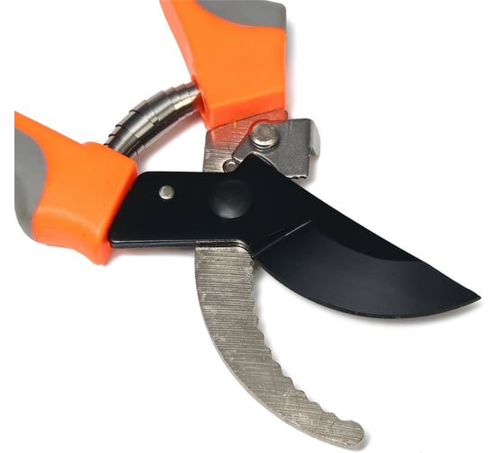 Секатор Greengo 9", 23 см, рукоять оражнжево-серый пластик 3028464