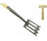 Штыковая кованая лопата с площадкой для ноги DeWit Spork 83050 1