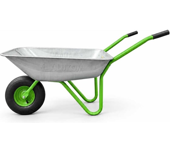 Тачка садовая одноколесная ALUKOMTOOLS 90 кг, объем 65 л АТ-ТС109