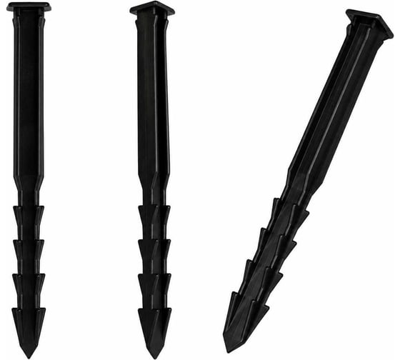 Колышки садовые для бордюра АДВАПЛАСТ 240мм, комплект 10шт К/240.10