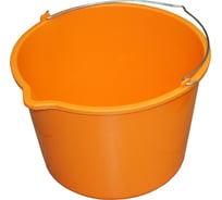 Пластиковое строительно-хозяйственное ведро ПАВЛОВСКАЯ Заря 12 л 901101