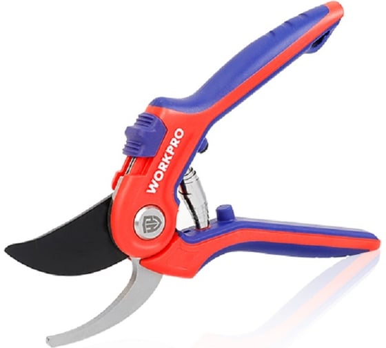 Секатор плоскостной WORKPRO (лезвие SK5, PP, TPR, до 19мм) WP332009