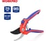 Секатор плоскостной WORKPRO (лезвие SK5, PP, TPR, до 19мм) WP332009 2