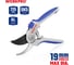 Секатор плоскостной WORKPRO PRO (лезвие SK5, алюм, PP, TPR, до 19мм), WP332011 2