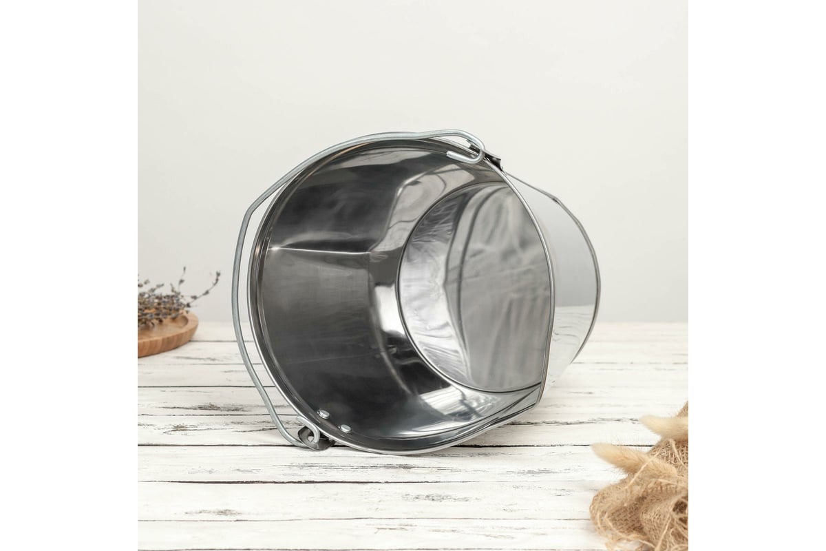 Подойник СИМАЛЕНД 7 л, нержавеющая сталь 1105538 - выгодная цена ...