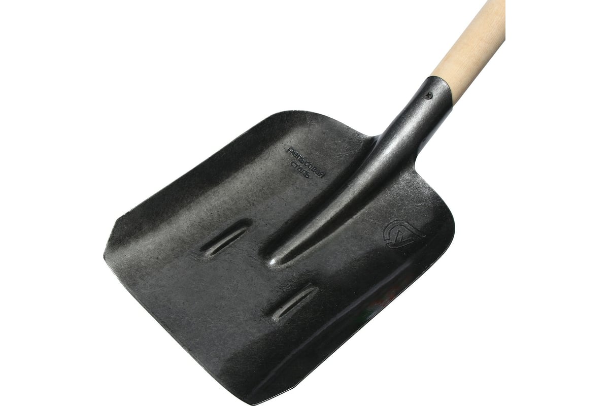 Совковая лопата с черенком СИМАЛЕНД рельсовая сталь 5513036 - купить ...