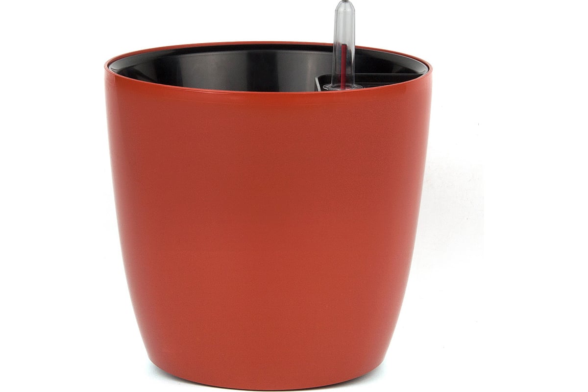 Цветочный горшок с автополивом АКИБИ КОМФОРТ 3.5 л, глина ПИ-3-3ТХ ...